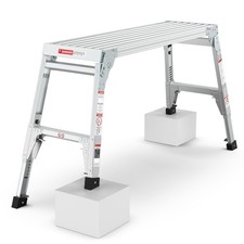 Large Folding Portable Aluminum Work Bench, 2...