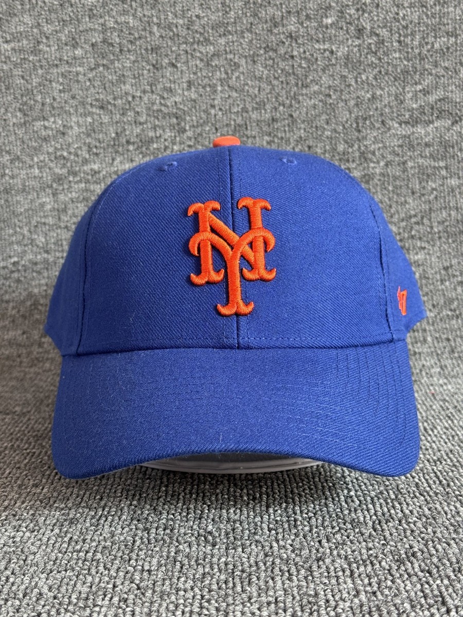 '47 Brand New York Mets MLB Dad Hat Strapback Royal Blue Cap