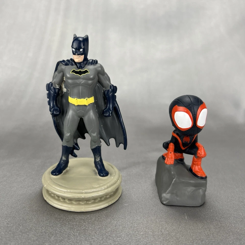 Tonies Audio Book Characters: Lot of 2 DC Batman Marvel Spidey Miles Morales - Image 2 of 4