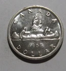 1957 Canada Silver Dollar — photo from another recent sale