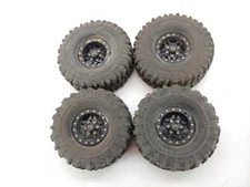 Pit Bull Rock Beast XR & XOR 1.9" Crawler Tires on Yeah Racing Aluminum Wheels