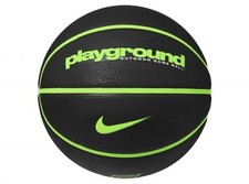 Image of Nike Everyday Playground 8p Black Volt Basketball Size 7 Official Merchandise UK