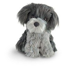 New American Girl Nanea Dog Mele with collar Gray Pet Puppy in Original AG Box