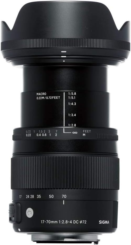 Sigma 17-70mm F2.8-4 Contemporary DC Macro OS HSM Lens for Nikon