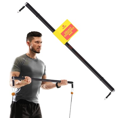 Apollo Mini Fitness Board Resistance Bar Attachment, Durable 43.7'' Exercise ...