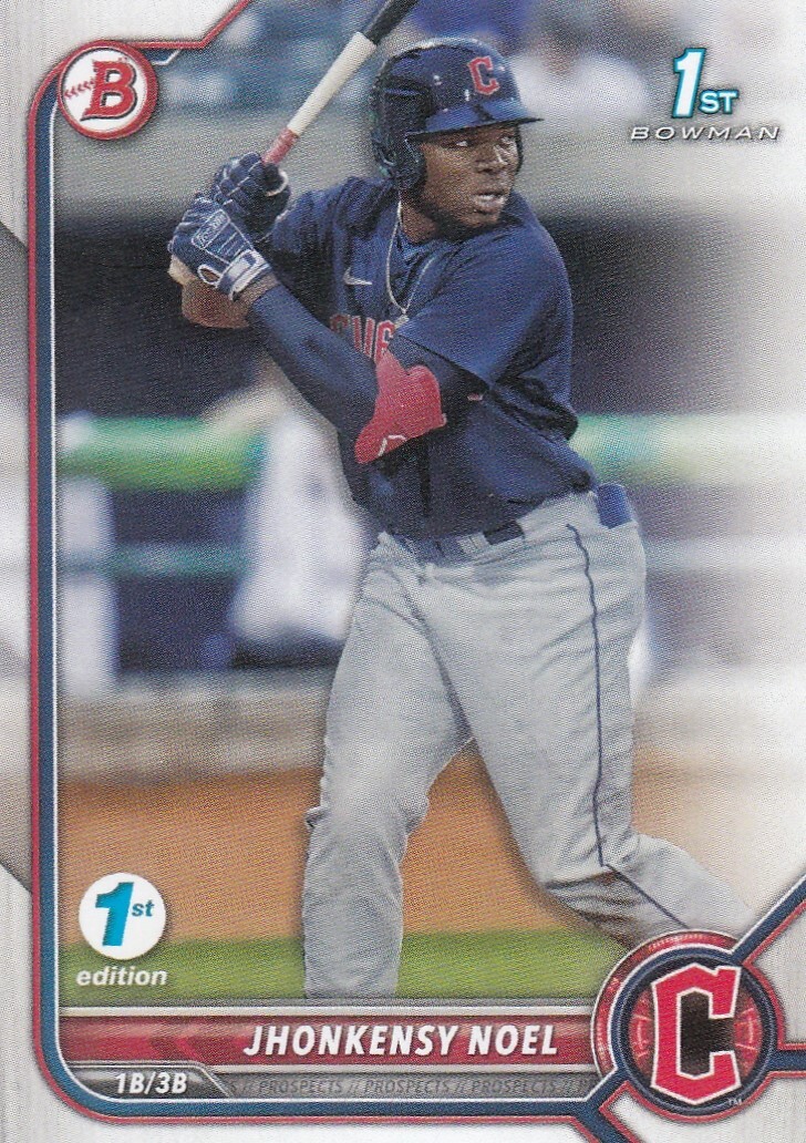 JHONKENSY NOEL BOWMAN 1ST EDITION PROSPECTS 1ST ROOKIE RC GUARDIANS #BPPF-2 2022