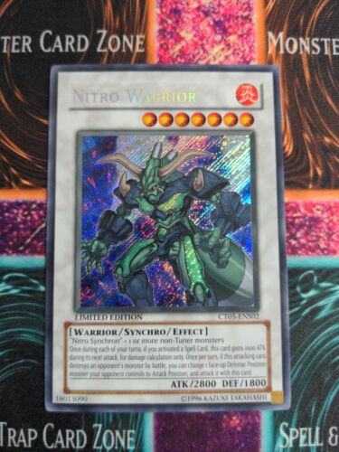 Yu-Gi-Oh! Nitro Warrior CT05-ENS02 Limited Secret Rare NM/LP - Picture 1 of 5