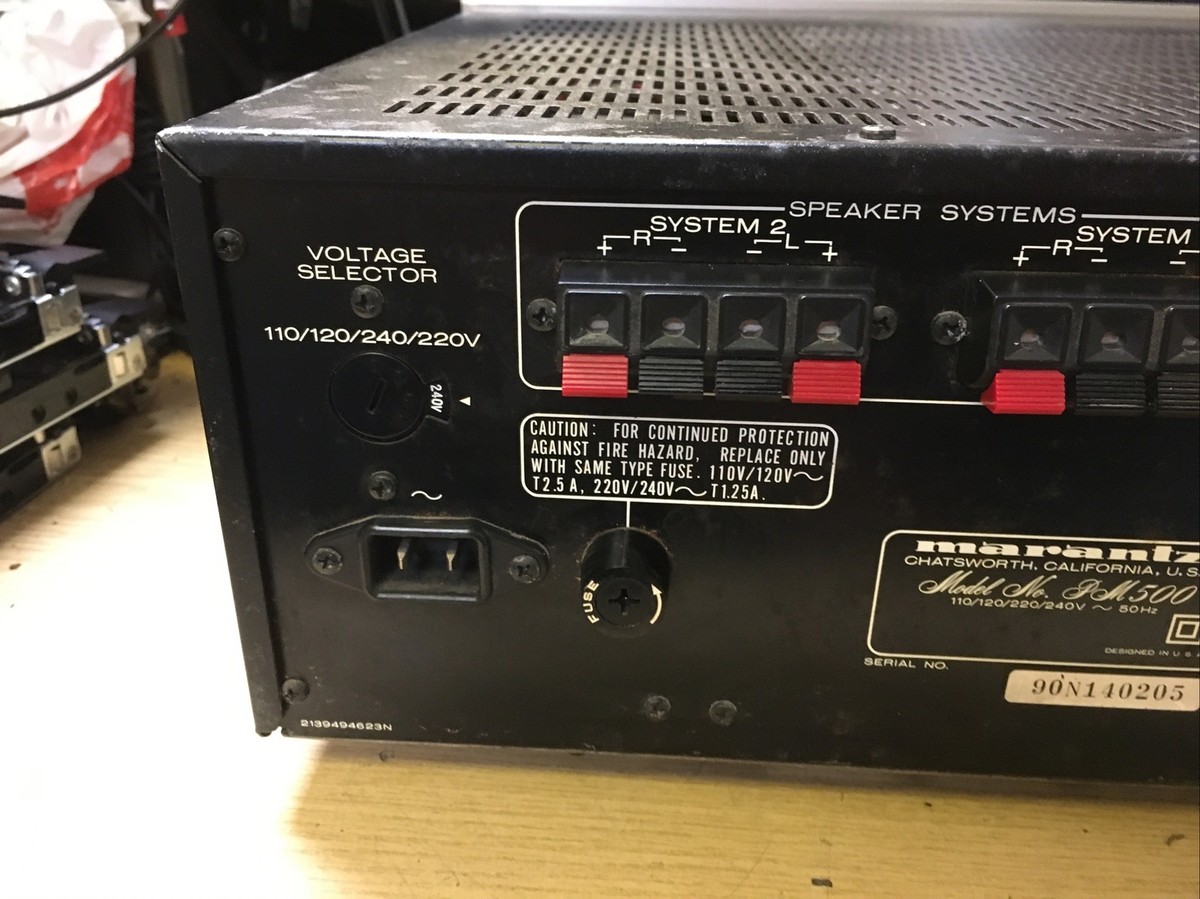 VINTAGE MARANTZ PM500 DC AMPLIFIER | eBay