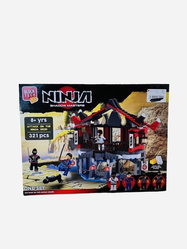 New Toy Ninja Shadow Master Attack on the Dojo Building Set Block Tech Mini Figs