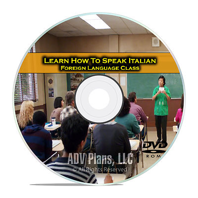 Learn How To Speak Italian, Fluent Foreign Language Training Class, DVD