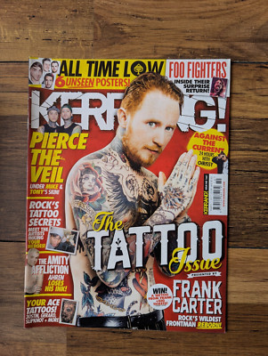 Kerrang! 1661 The Tattoo Issue feat. Frank Carter, All Time Low Poster Special