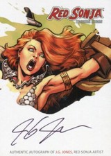 Red Sonja 2012 (Breygent) RSA-JJC J.G. Jones SDCC San Diego Autograph Card