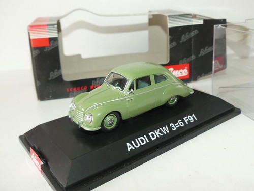 SCHUCO 1/43 : Auto Union DKW 3=6 F91 de 1955 (Bleu) EUR 29,99 - FR