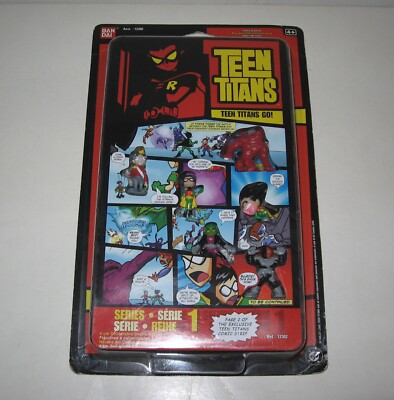 TEEN TITANS, SERIE 1 Nr. 2, MINI FIGUREN, BANDAI #12302,2003, DC COMICS, MIB, FIGUREN