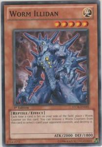 Worm Illidan - STOR-EN095 - Common - 1st Edition x3 - Near Mint
