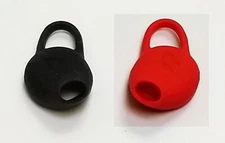 2 pcs mix color Spare Ear Tips Kit for Plantronics Backbeat Fit PLT "Black/Red"