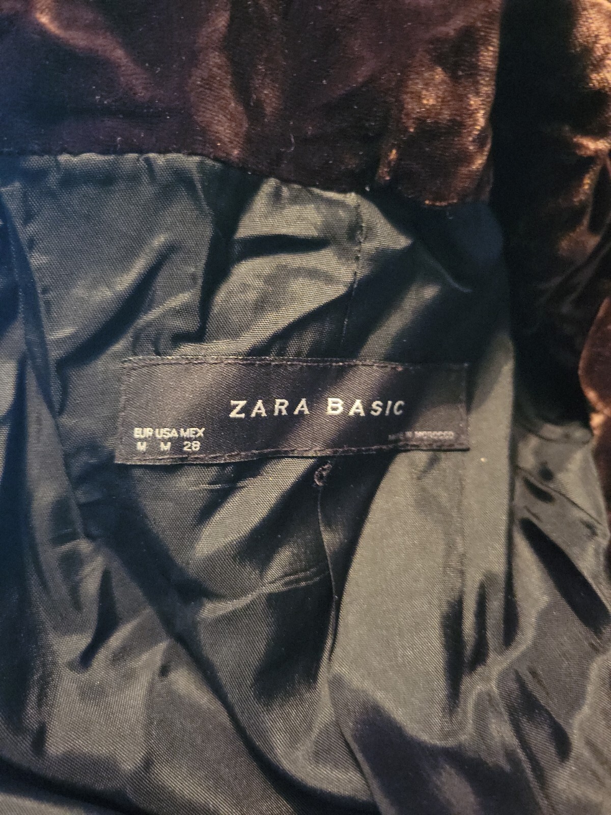 Zara Basic Double-breasted Balloon Collar Jacket … - image 10