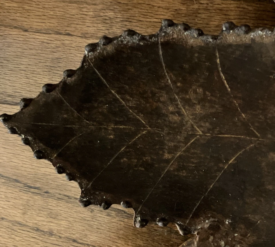 枫叶碟黄铜 13 英寸印度制造。 — 第 3/3 张图片