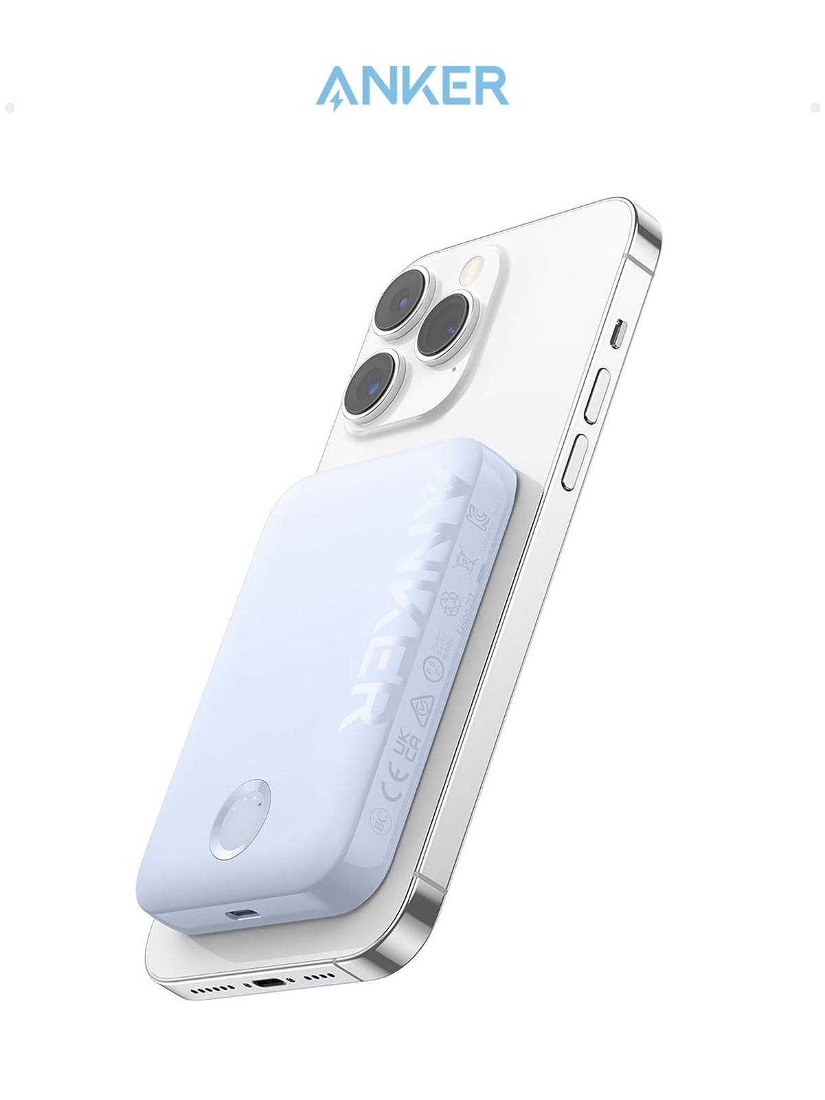 Anker 321 MagGo 5K Wireless Power Bank – 5000mAh Magnetic Battery Pack