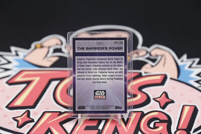 2022 Topps Chrome Star Wars Galaxy The Emperor's Power 44/50 Mojo