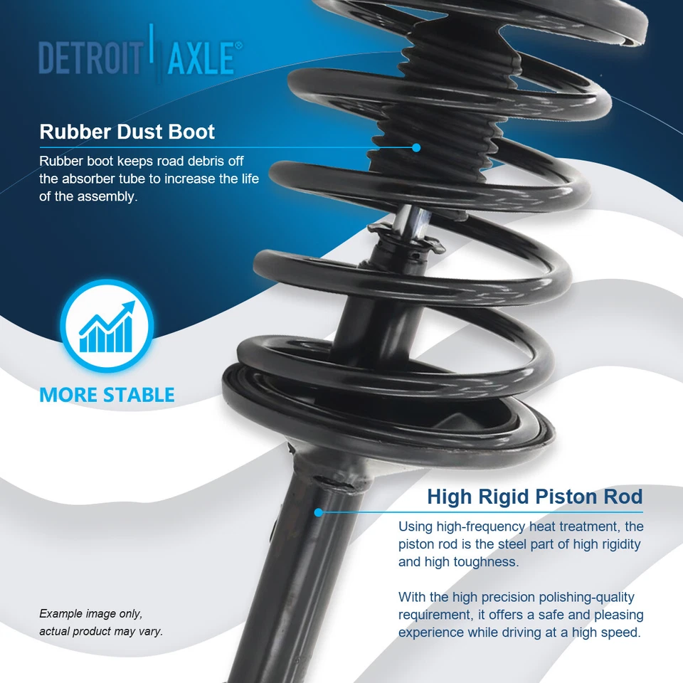 Puntales delanteros AWD con rótulas de resorte helicoidal varillas de amarre para Honda Pilot Acura MDX Foto 4 de 4
