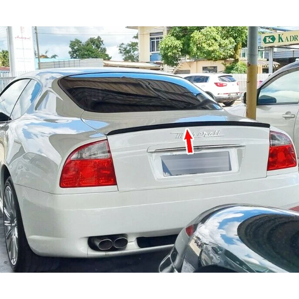 Unpainted Fit 2001-2007 For Maserati Coupe Spyder K Look Rear Trunk Spoiler - Image 4 of 4