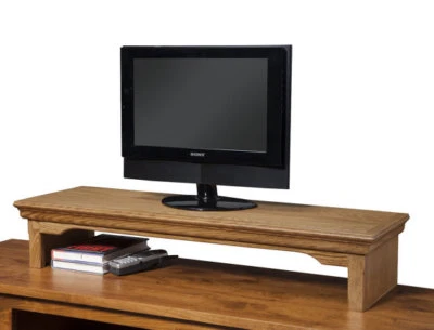 JDI HOME LED TV Riser Stands Traditional Oak-6 Finish Options