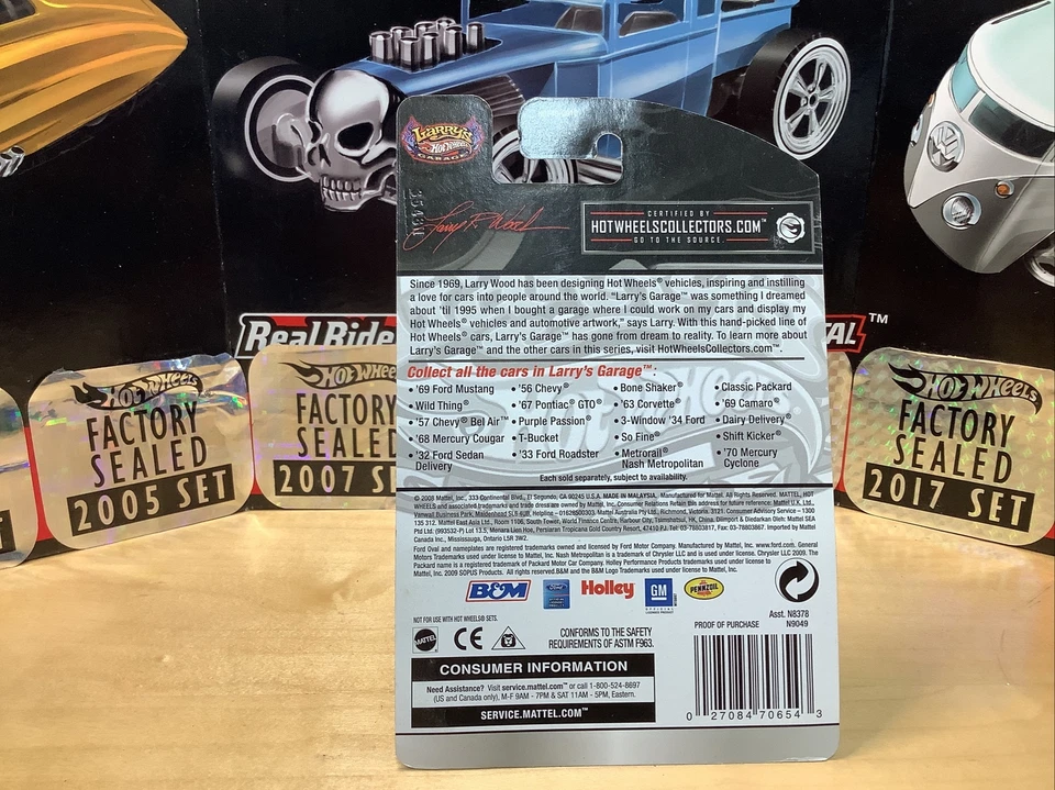 HOT WHEELS VHTF 2009 LARRY'S GARAGE SERIE T-BUCKET Foto 4 de 4