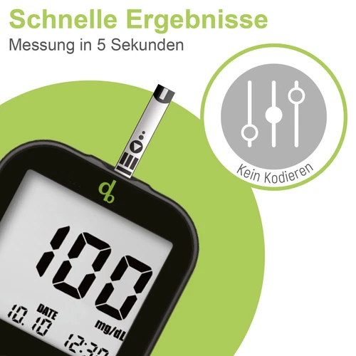 adia Blutzuckerteststreifen, Teststreifen für Diabetiker zur Diabetes-Kontrolle - Bild 6 von 14