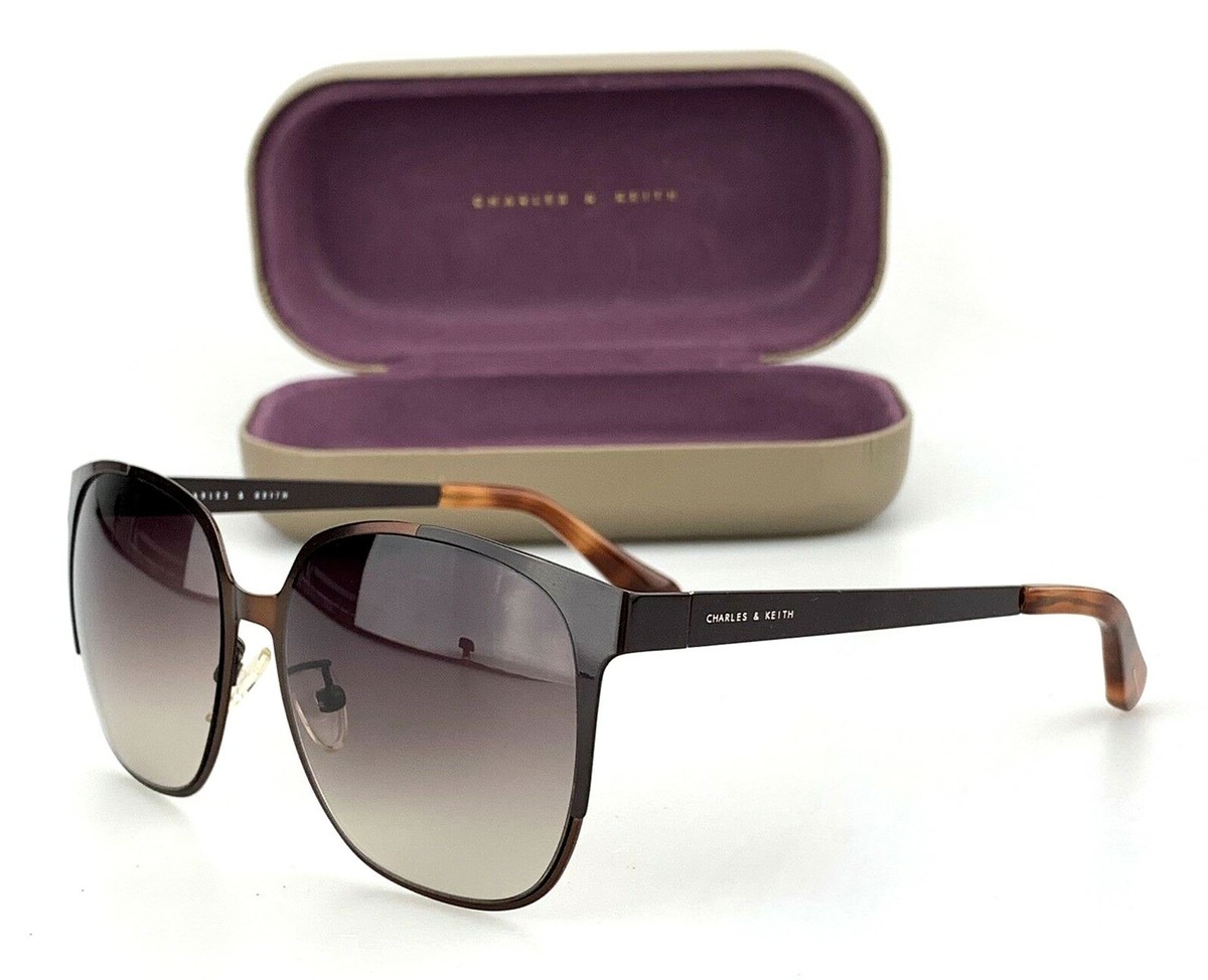Charles & Keith Sunglasses mod. CK3-81280115 Cat Eye Bronze + Case
