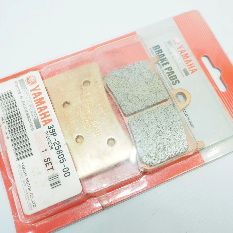 Pastillas de freno delanteras originales Yamaha FZ8 2011-2013 39P-25805-00 NUEVAS Foto 3 de 4
