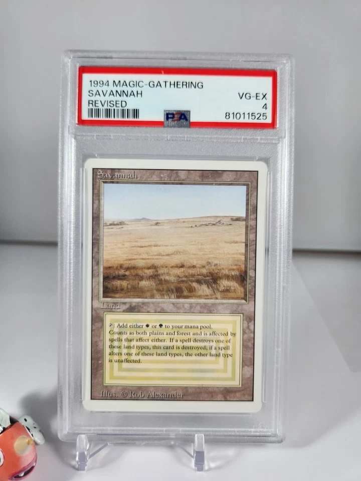 1994 Savannah Revised Vintage  MTG - Dual Land - Magic The Gathering -PSA 4 - Image 3 of 4