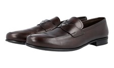 PRADA Leather Penny Loafer Dress Shoes - 2DC179 - Brown - NEW - US 12 EU 45