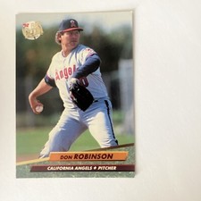 1992 Fleer Ultra Don Robinson  - #329 - California Angels