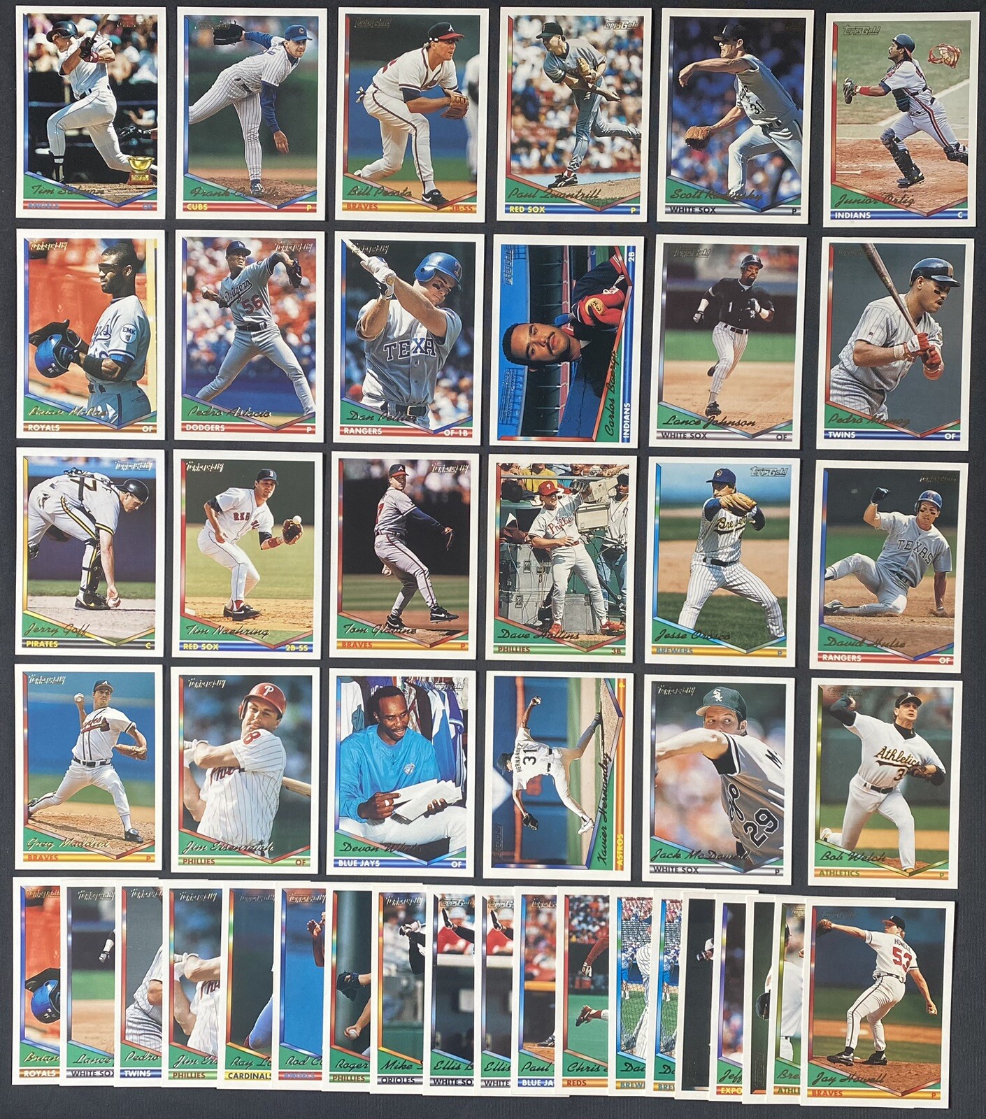 1994 Topps Gold - Baseball Cards - #397-594 - Complete Your Set - You U Pick