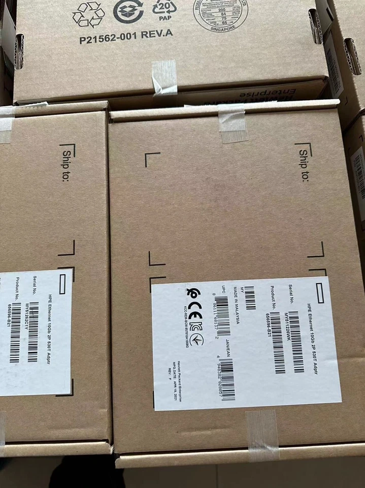 Origin New HPE 530T Ethernet 10Gb 2-Port  PCIe 2.0 x8 Network Adapter 656596-B21 - Image 2 of 4