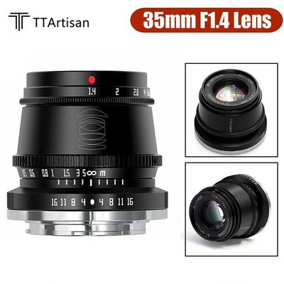 TTArtisan 35mm F 1,4 APS-C Manueller Fokus Prime Objektiv für Fujifilm XF Kamera