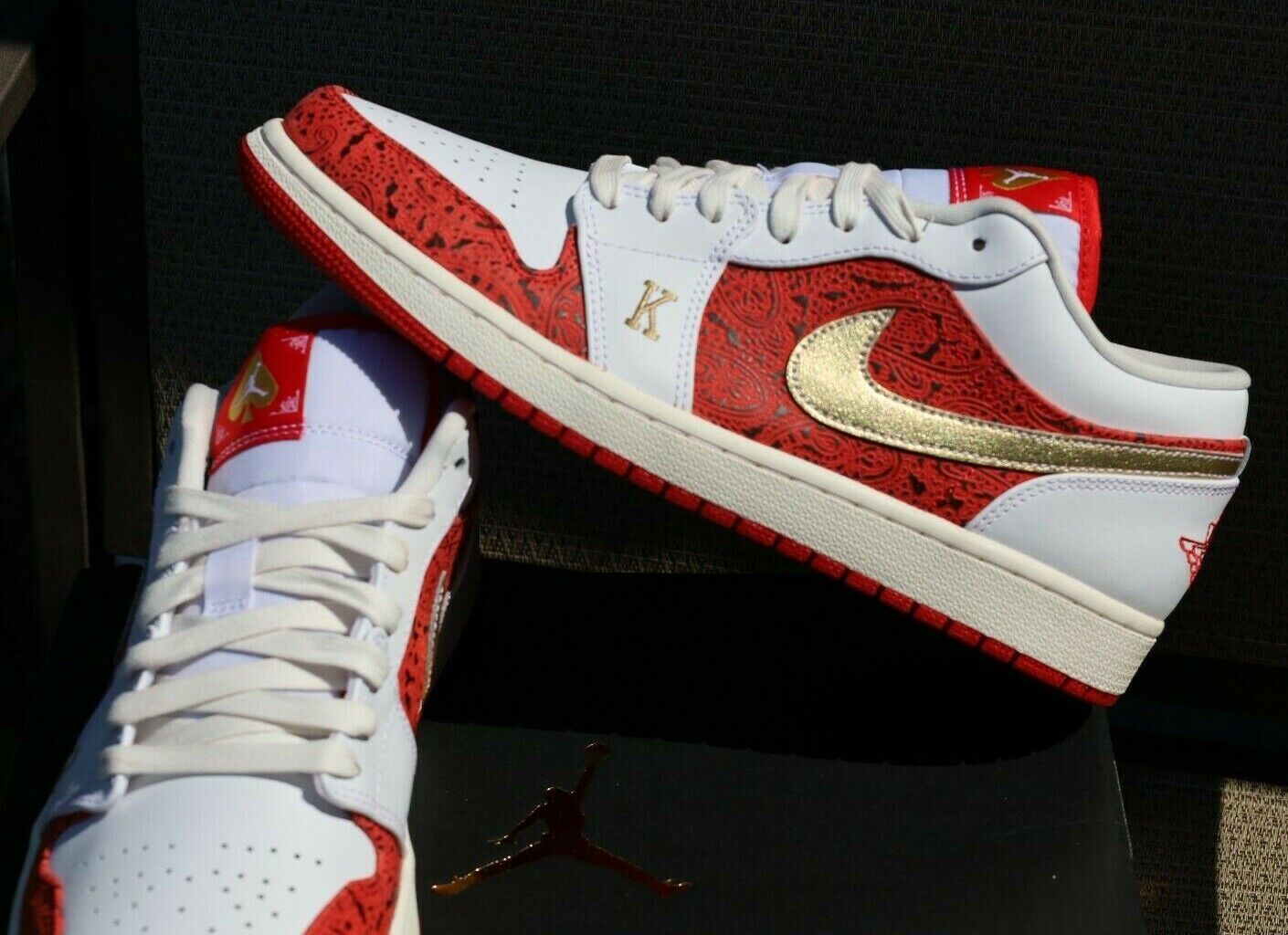 Nike Air Jordan 1 Low Spades King Queen 