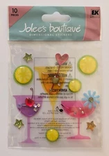 Jolee's Birthday Drinks Cocktails Scrapbooking Stickers