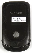 Motorola MOTO VU204 - Black ( Verizon ) Cellular Flip Phone