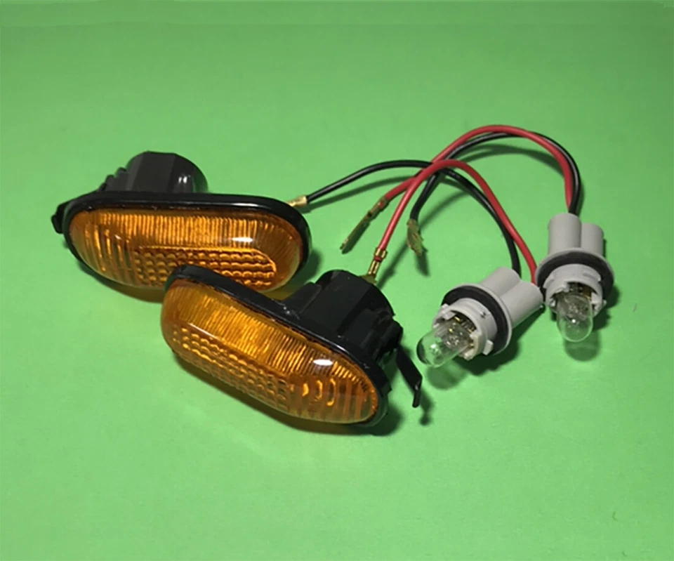 2x Luz de lámpara de marcador lateral para 94-01 Acura Integra 92-95 Honda Civic Del Sol Foto 4 de 4