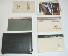 2001 LEXUS RX300 OWNERS MANUAL GUIDE BOOK SET WITH CASE OEM