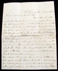 CIVIL WAR  SOLDIER LETTER PLYMOUTH NORTH CAROLINA 1864 85TH NEW YORK
