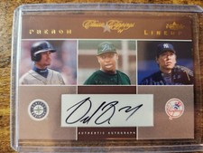 2004 Fleer Classic Clippings Delmon Young Phenom Lineup Gold Auto 41/50 #PLA-DY