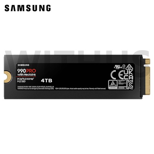 SAMSUNG 990 PRO with Heatsink NVMe M.2 SSD 1TB/2TB/4TB Solid State Drive - Picture 14 of 16