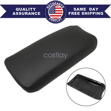 Center Console Lid BOX Cover Armrest Pad Replace Black Fits Honda Civic 2006-11