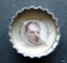 1960's  Coke Bottle Cap Football New England Patriots Jon Morris