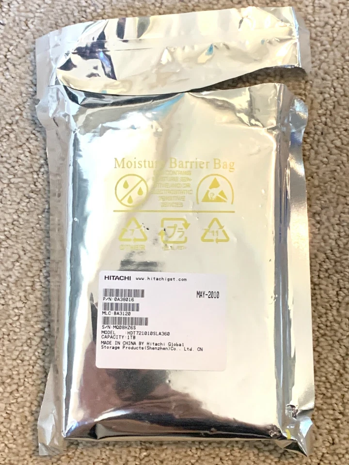 NEW HITACHI MODEL 0A38016BA31200C9B 1 TB SATA HARD DRIVE - NEW (YES, NEW) - Image 2 of 2