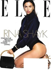 Elle Magazine Irina Shayk Holiday Gift Guide Fashion Makeup Beauty Travel 2023