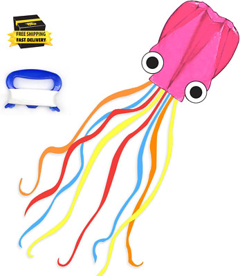 Octopus Kite for Kids and Adults, Large 3D Software Octopus Kites with Long Tail
